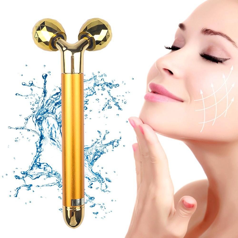Face Lifting Anti wrinkle Skin Care Gemstone Roller Ball