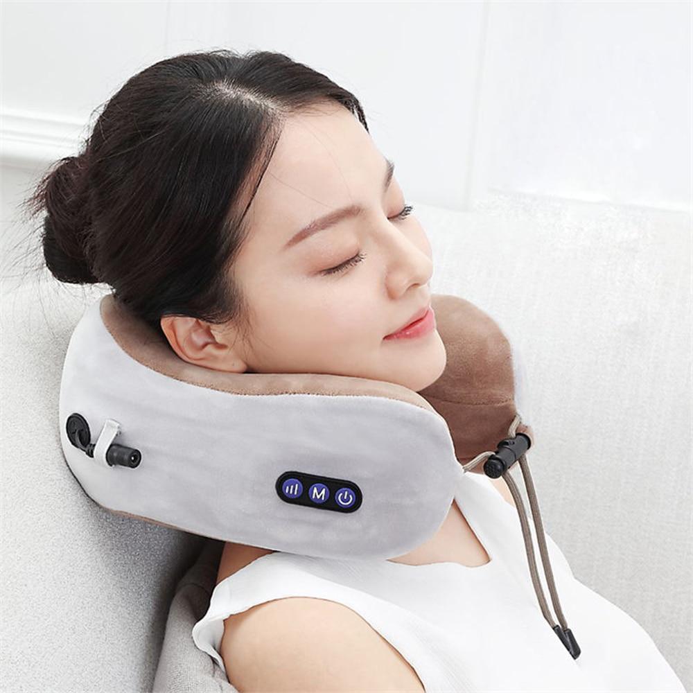 Portable U Shaped Massage Pillow