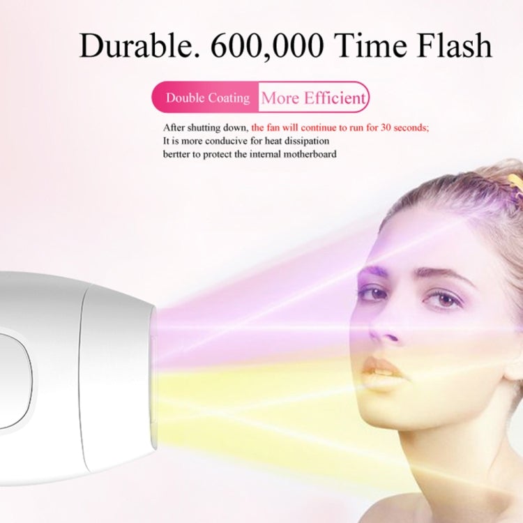 Professional Permanent 600000 Flash IPL Painless Laser Hair Removal Equipment Specification AU Plug Black