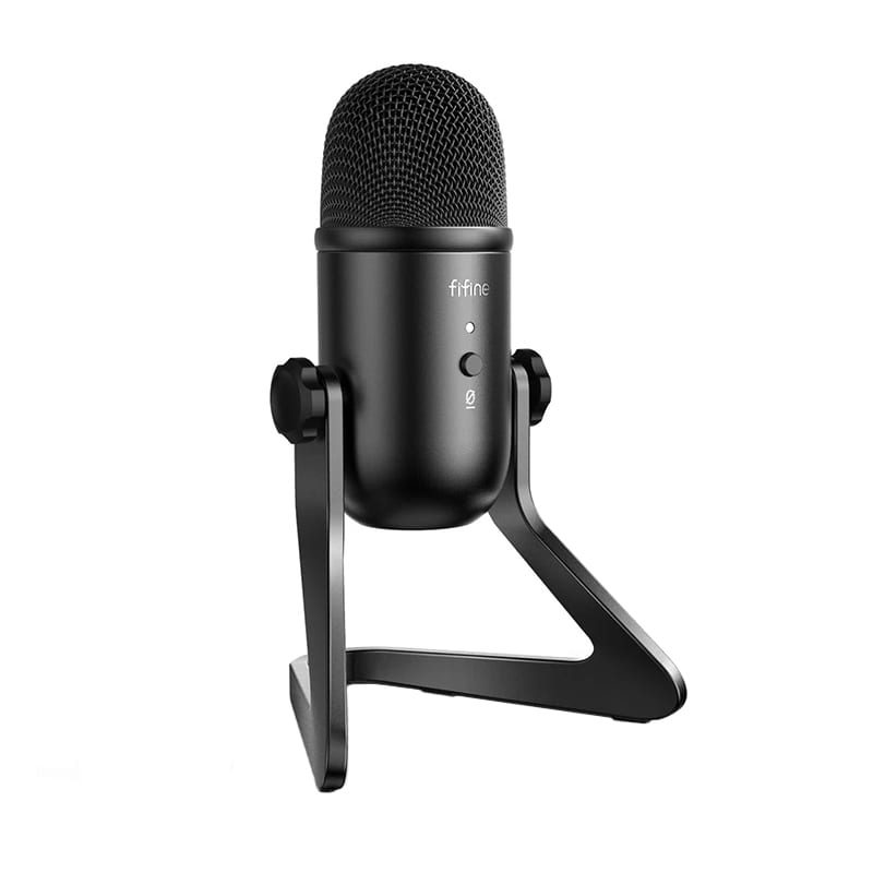 Fifine K678 Broadcasting Uni Directional Cardioid Studio Condenser Microphone Black